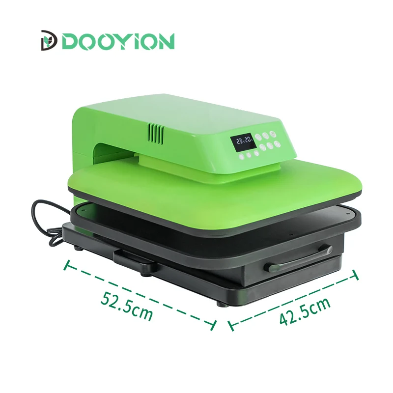 Latest 2023 Automatic Electric Tshirt Clothes Film Heat Press Machines 35cm*35cm Size For Transfer Paper Or Dtf Film Print