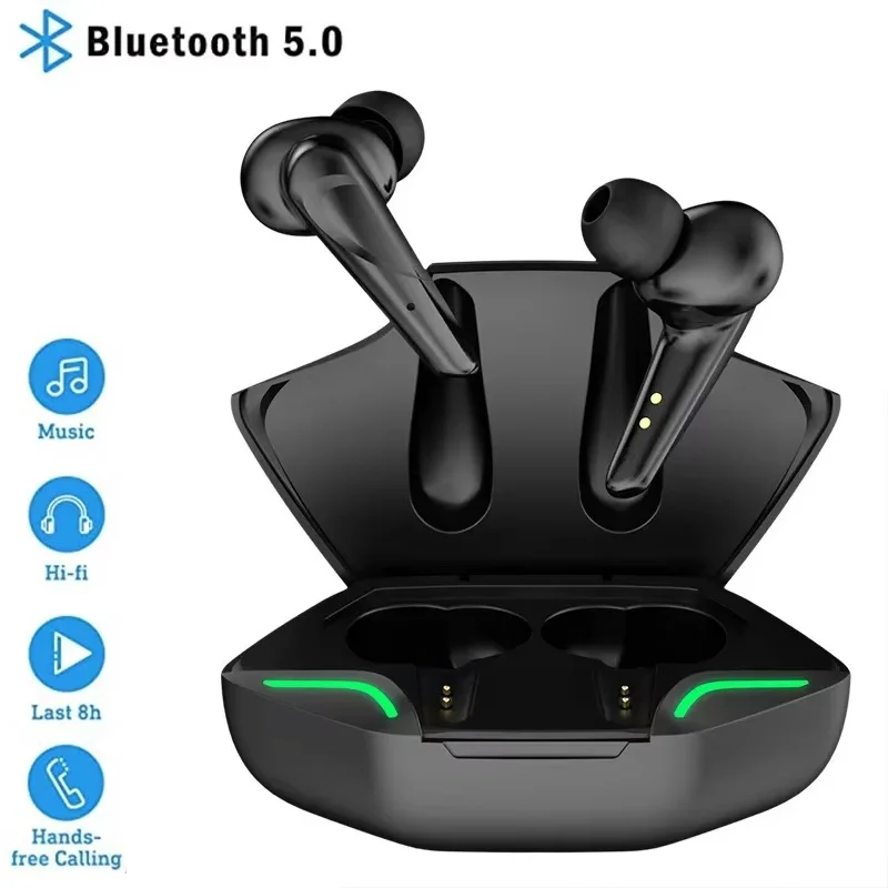Audífonos Inalámbricos Originales G11 TWS, Audífonos Bluetooth para Juegos con Micrófono, Reducción de Ruido, Alta Fidelidad HD, Bajos Profundos