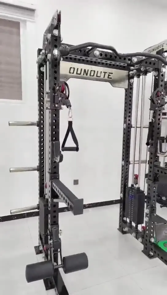 

Factory Multi Functional Trainer Smith Machine Power Squat Weight Cage Half Rack Half Rack Functional Trainer