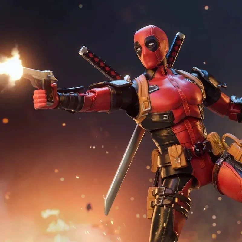 ZD Marvel superhéroe Deadpool y Wolverine figura de acción juguete caliente película Deadpool 3 figuras modelo móvil muñeca niño regalo de Navidad