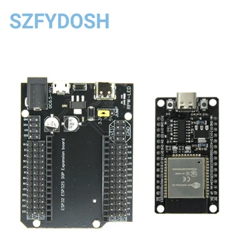 ESP32 개발 보드, 와이파이 + 블루투스, 초저전력 듀얼 코어 ESP32-DevKitC-32 ESP-WROOM-32 확장 보드, CH340C