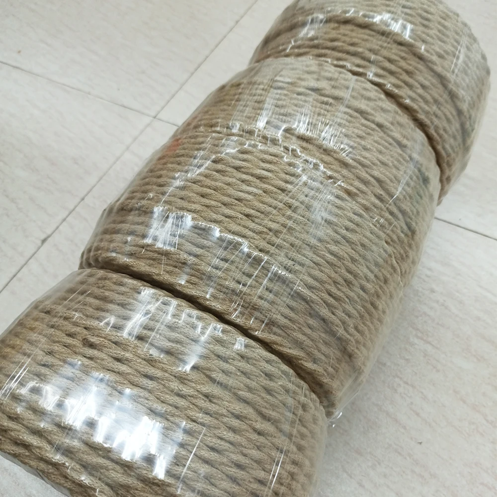 Vintage Hemp Rope Woven Textile Wire Twisted Flexible Cable Braided 2 Core 3 Core Retro Pendant Light 19 AWG 0.75MM² Cords