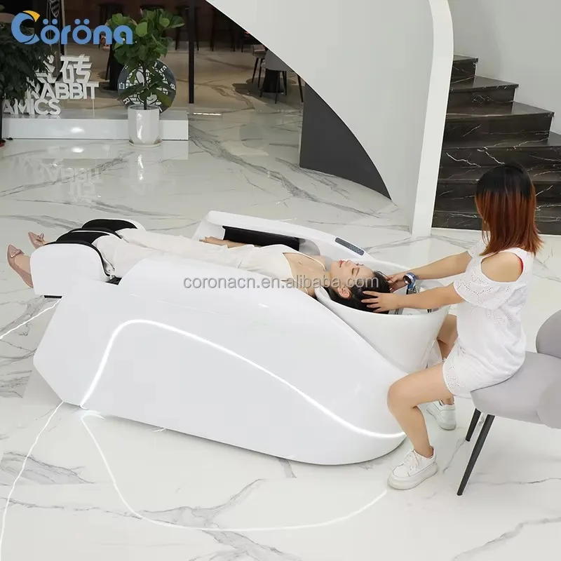 

Электрическая массажная кровать-СПА для мытья головы 4D с подогревом и функцией массажа всего тела