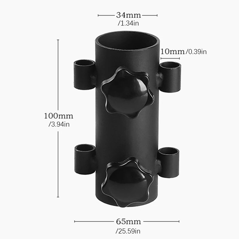 Sky Curtain Rod Holder Outdoor Camping Tent Support Rod To Insert Ground Nail Bag Portable And Fixing Clip Artifact Accessories