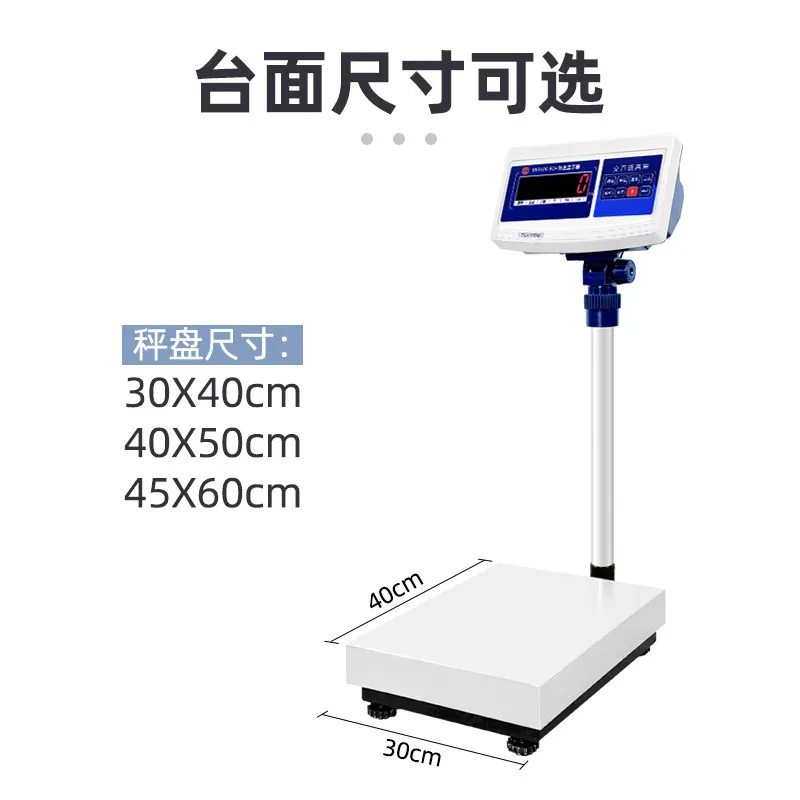Electronic Bench Scale Pricing and Weighing TCS-150kg/100kg/300kg Stainless Steel Bench Scale