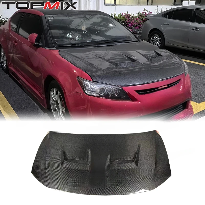 

Для Toyota Zelas Scion TC AGT20 2010-2016: Вентилируемый капот двигателя в стиле ZELAS из углеродного волокна