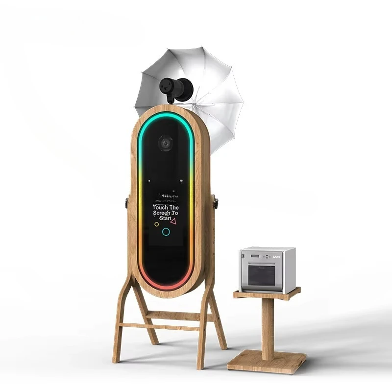 Production of mirror booth cameras and selfie booth