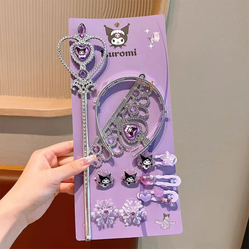 ชุดกิ๊บติดผมการ์ตูนซานริโอ้ คุโรมิ มายเมโลดี้ และ ซินนามอนโรล กิ๊บติดผมน่ารักหวานๆ ที่คาดผมมงกุฎ