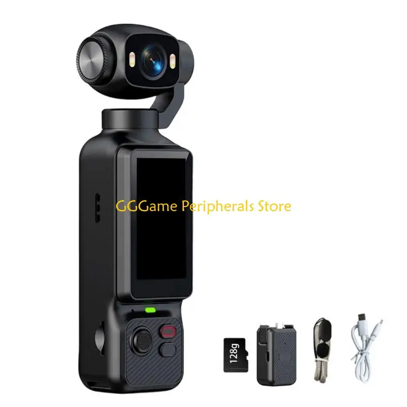 U55B 1080P action camera with front display for travel and cycling video