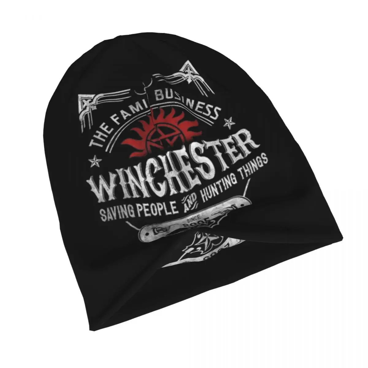 WINCHESTER Supernatural Bonnet Hats Knitting Hats Hip Hop Outdoor Skullies Beanies Hat Men's Women's Warm Dual-use Cap