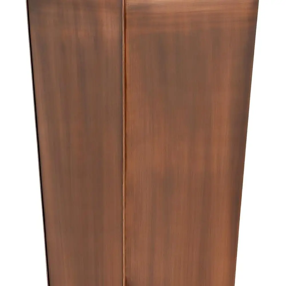 

Высокий квадратный горшок из нержавеющей стали с антикварной медью, 36,5 В, внутренний/наружный для растений и суккулентов