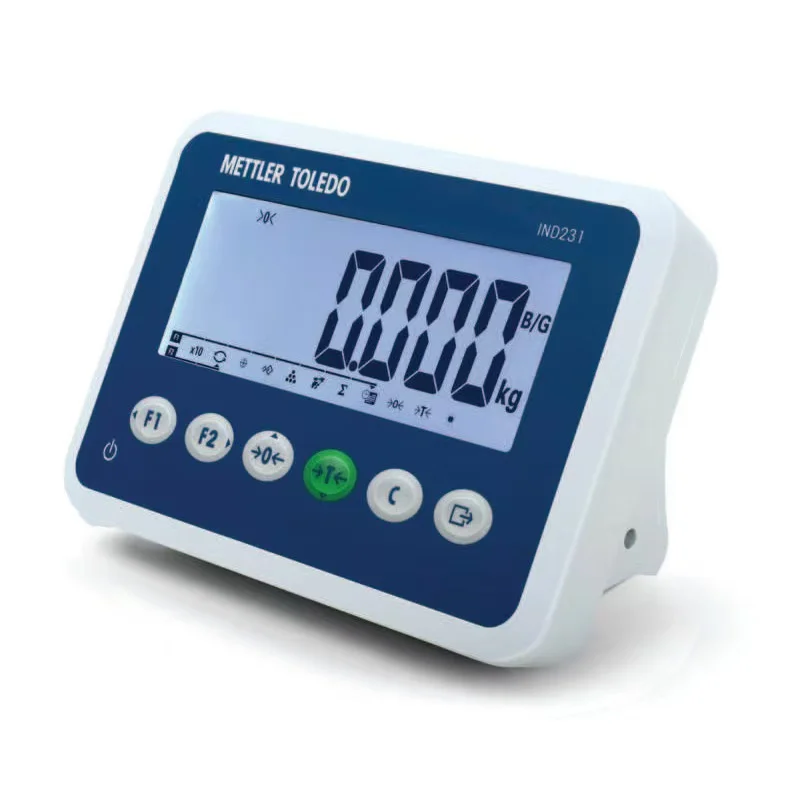 

Weighing Mettler Toledo IND231 High Precision Multifunction Bench Platform Floor Scale Indicator Weighing Scale Controller