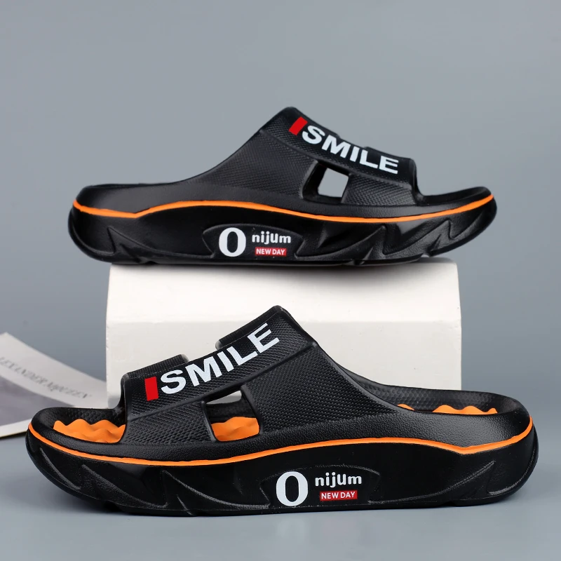 Summer Autumn Men's Massage Slippers Indoor Outdoor Sandals Beach Men Casual Shoes Soft Slides Flip-flops Women Home Slippers