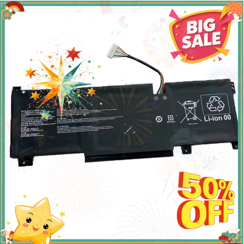 SWZY BTY-M492 4700mAh Laptop Battery for MSI Pulse GF76 GF66 GL66 GL76 11UCK 11UDK 11UEK Sword 17 A11UD Bravo 15 B5DD-200PH Kata