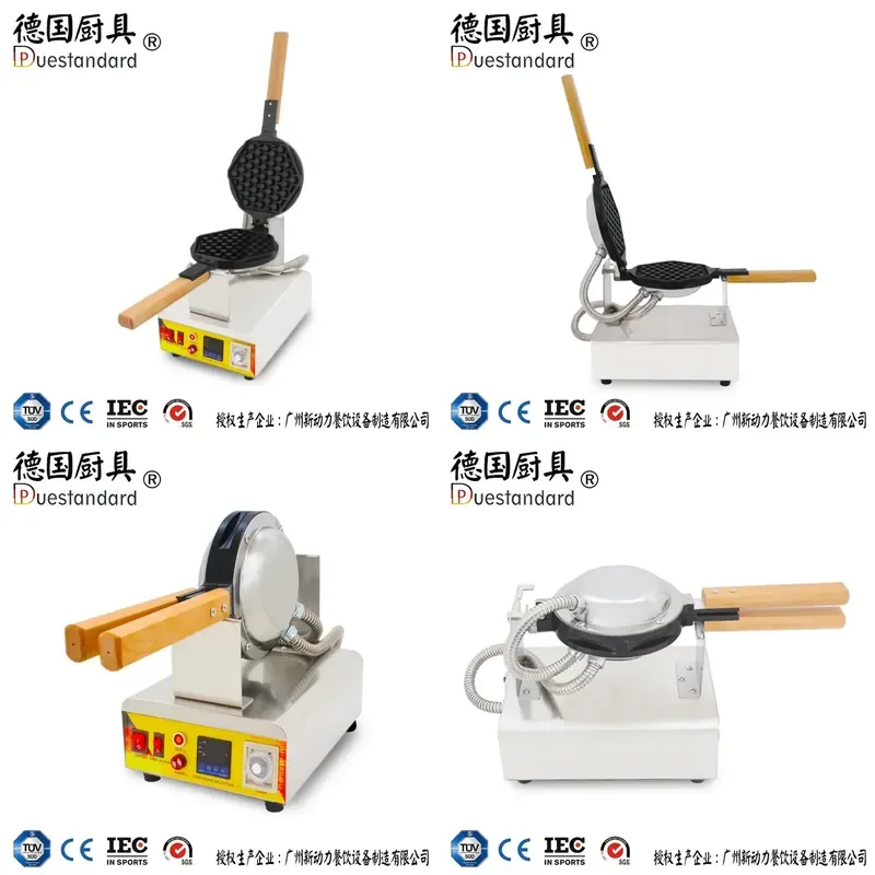New digital display honeycomb waffle machine, nest front waffle equipment, honeycomb waffle stove, new snack honeycomb