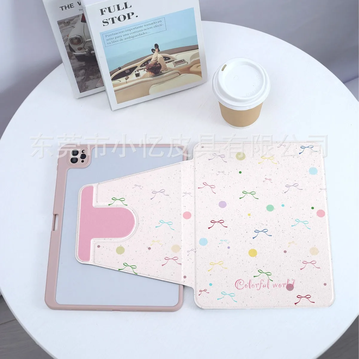 Suitable for S7/S8/S9fe shell, black bow S10 rotatable bracket s6lite 10.4 flat protective case