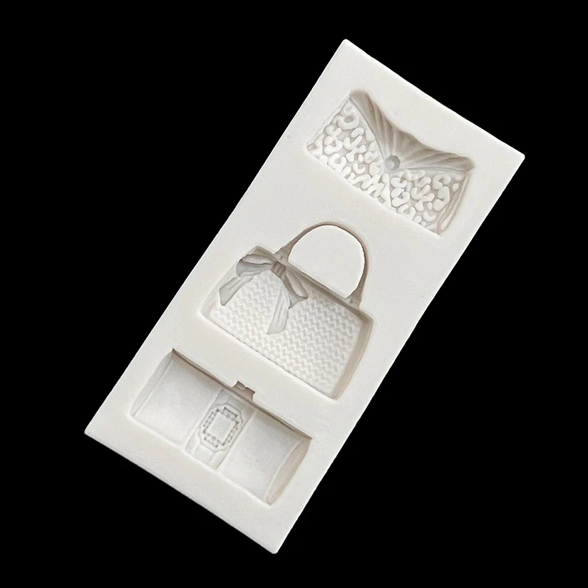 Handbag Shapes Silicone Sugarcraft Mold, Fondant Cake Decorating Tools Bakeware