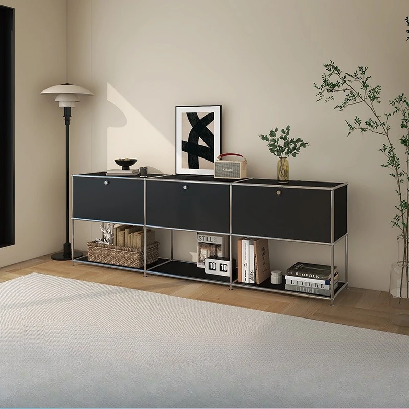 

Stainless steel modular cabinet household living room cabinet