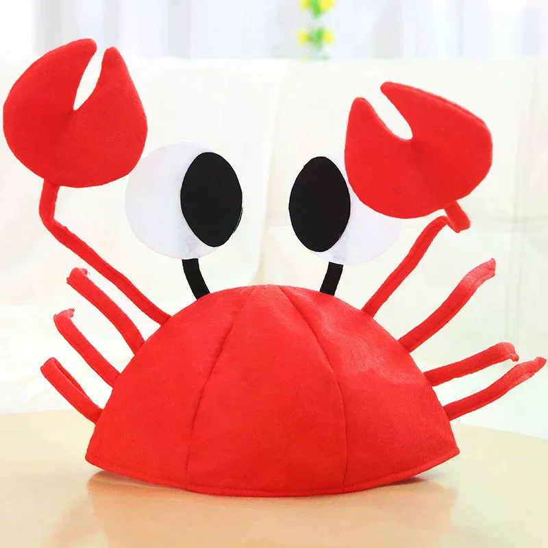 

Ocean Lobster Crab Headgear Joke Christmas Gift Performance Props Costume Accessory Cap