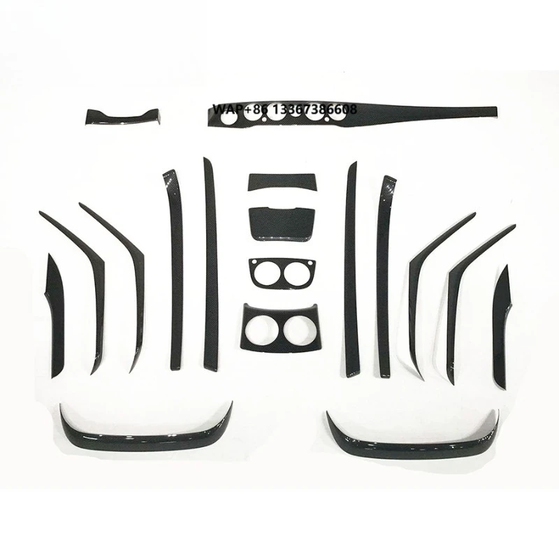 Carbon Fiber Luxury Interior Trims  Carbon Fiber Parts Interior Decoration