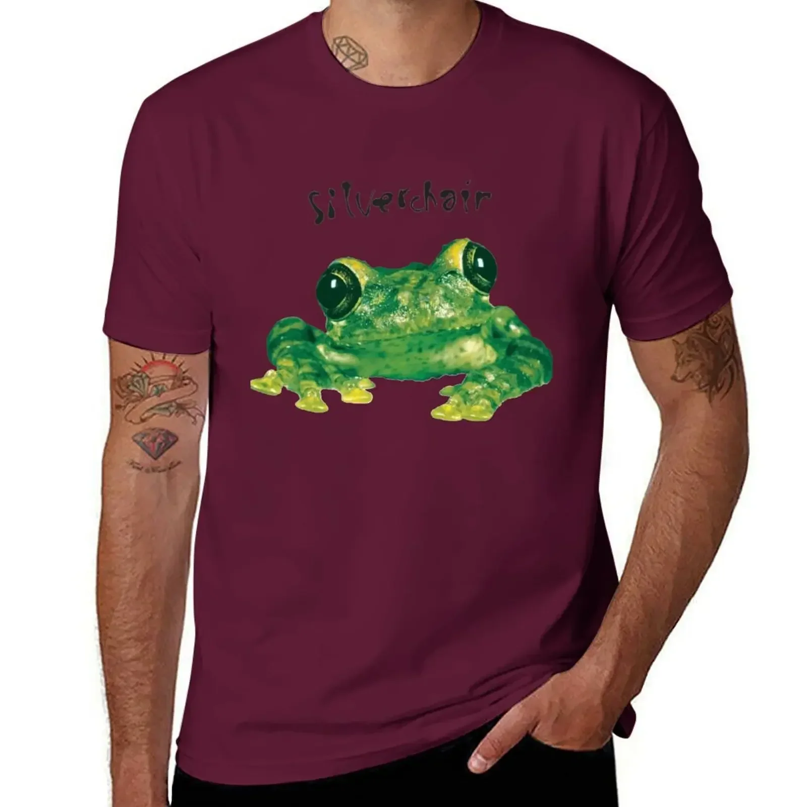 2024 spring and fall t shirt Silverchair - Frogstomp _95 Frog T-Shirt sweat short sleeves pure cotton tops casual  streetwear