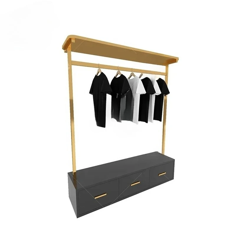 Furniture Black and Garment Racks Sto custom.Black Clothing Rail Display Shop Interior Design Men Clothes Shop Showcase