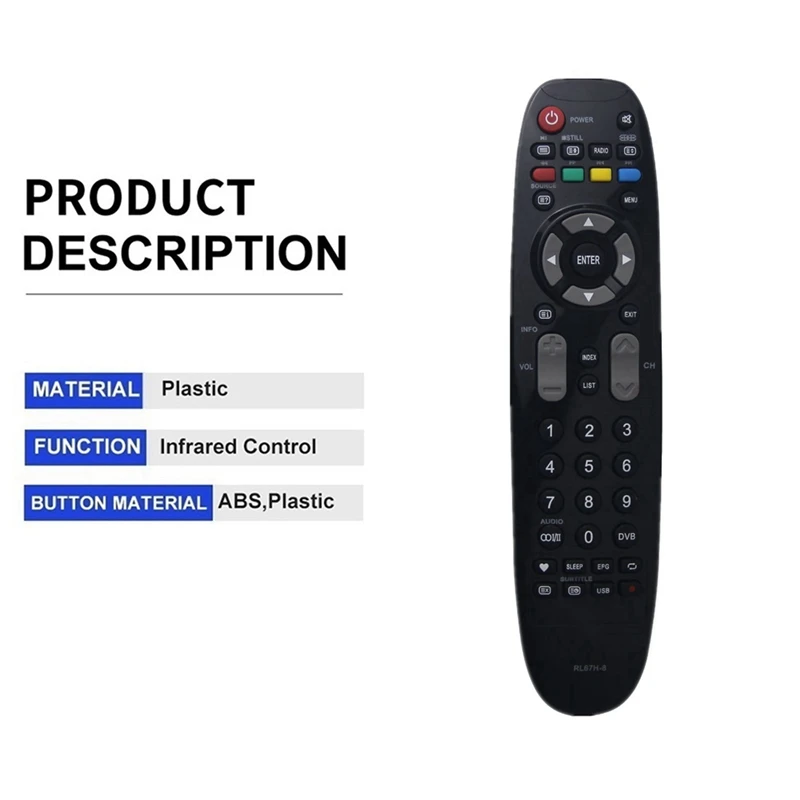 2025 New-2X RL67H-8 TV Remote Control For Changhong TV TV20A-C35 SABA LC32HA3 LED50C2000H LED50C2000IS LED29B1000S