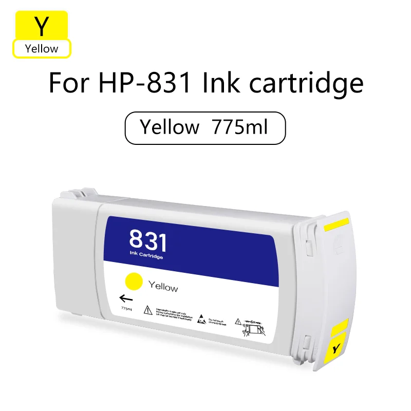 HP 831 inktcartridge vol met latexinkt met chip voor HP 110 115 310 315 330 335 360 365 370 560 570 L360 L365 L330 775ML