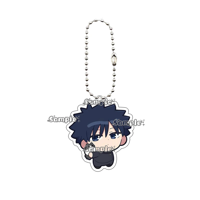 Anime Jujutsu Kaisen Q-Version Cartoon Acryl Schlüsselanhänger Yuta Okkotsu Yuji Itadori Choso Charakter Rucksack-Anhänger Schlüsselring Geschenk – Detail 5