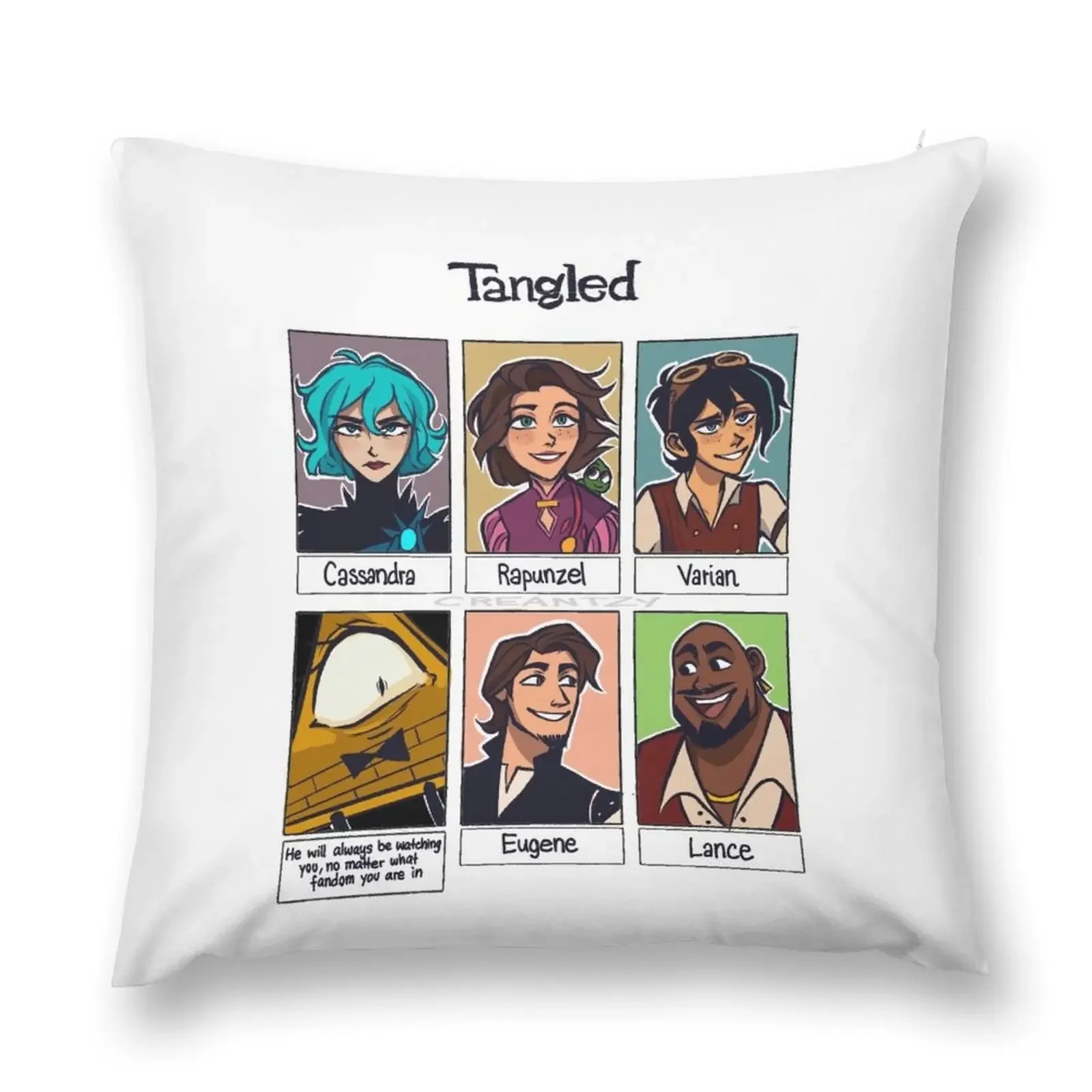 Tangled The Series Characters Throw Pillow christmas pillow case Christmas Pillow Covers