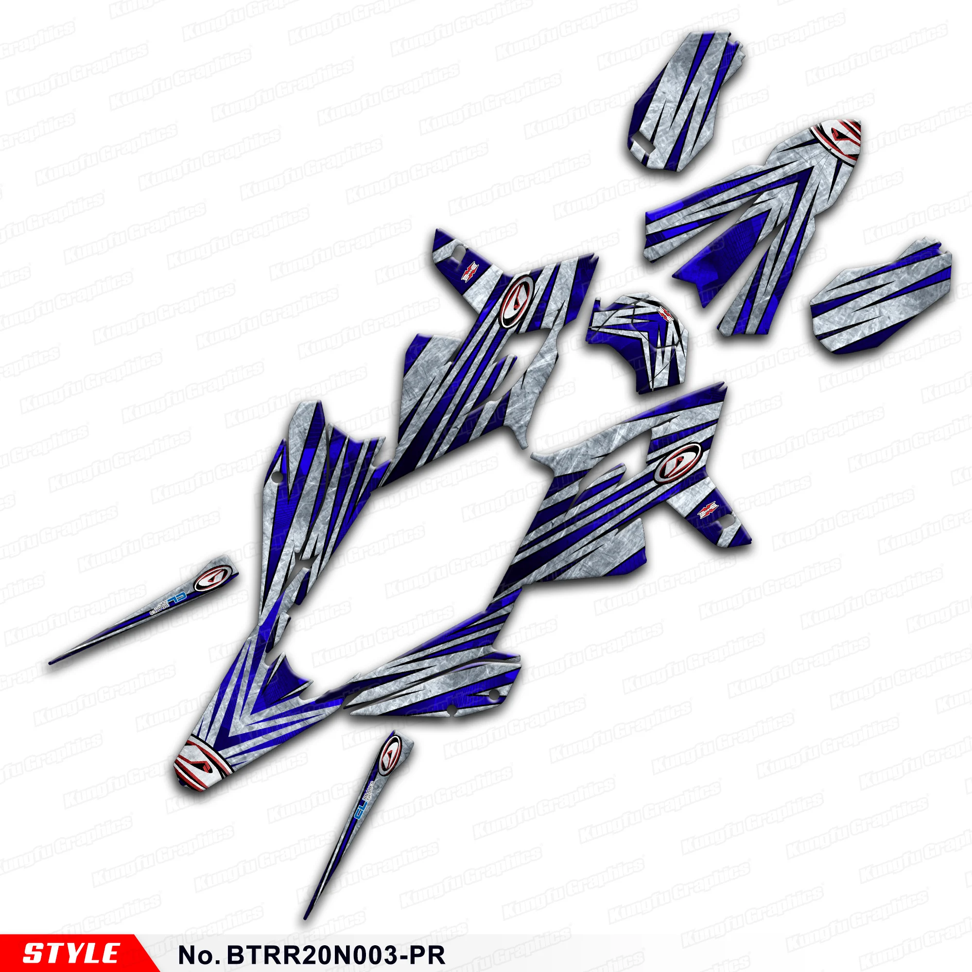 

JY RACING Dirtbike Graphic Enduro Stickers for Beta RR 125 200 250 300 350 390 430 480 2020 2021 2022 2023 2024, BTRR20N003-PR