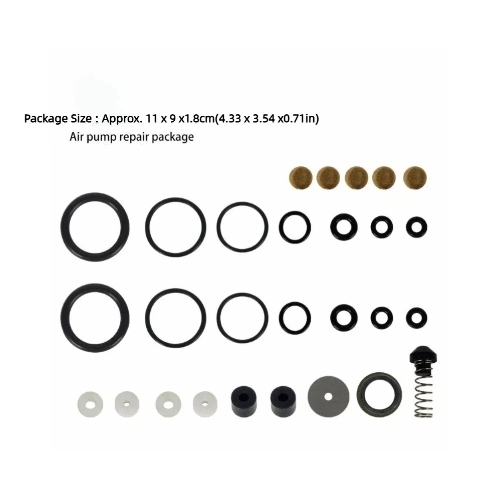 12V Compatible PCP Air Compressor Parts 30MPa High Pressure Metal Construction Piston Ring Set Replacement Part PVC Material