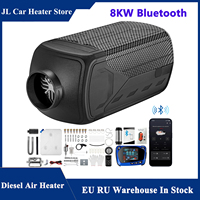 12V 8KW Diesel Air Heater Tank Vent Duct LCD Air Diesels Car Heater Parking Heater Thermostat Silencer Motorhome RV Q2