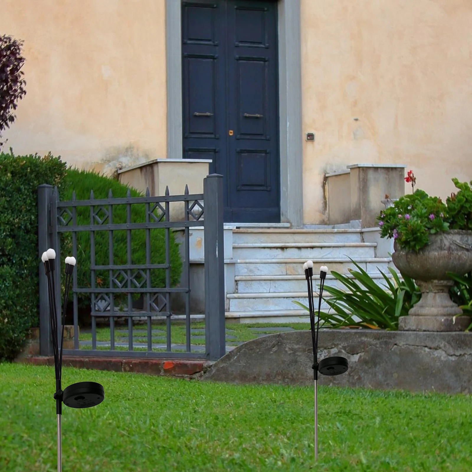 

2pcs Rotatable High Efficiency For Ground Landscape Garden Lights Wall Light Replacement Parts Outdoor Solar