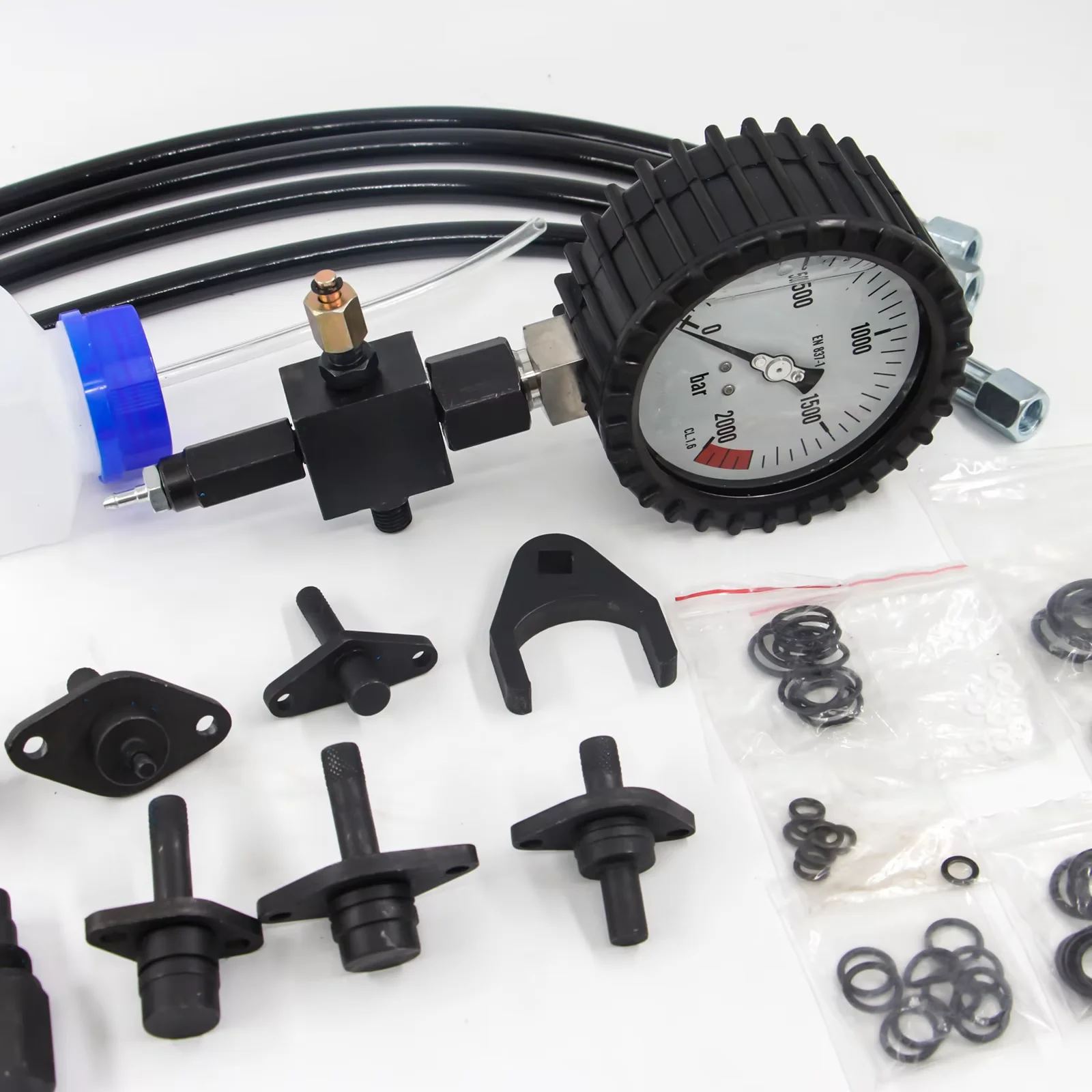 Automotive Car Diesel Common Rail Pressure Detection Tool Fuel Circuit Tester Box Set High Pressure Tester For Fuel Circuit