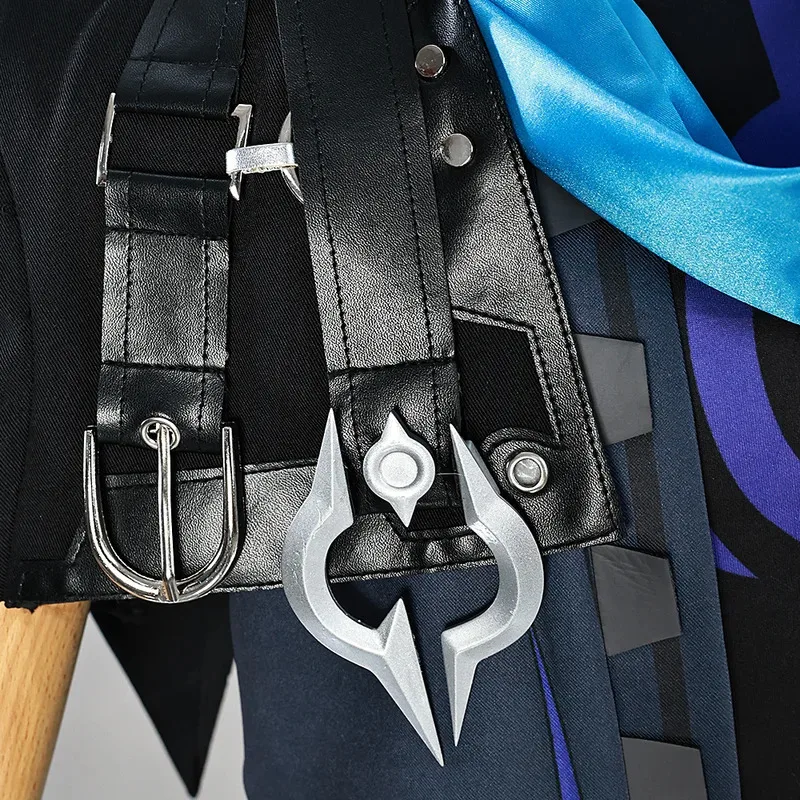 【Wetrose】Em estoque Ororon Cosplay Genshin Impact Conjunto completo de peruca Halloween Natal