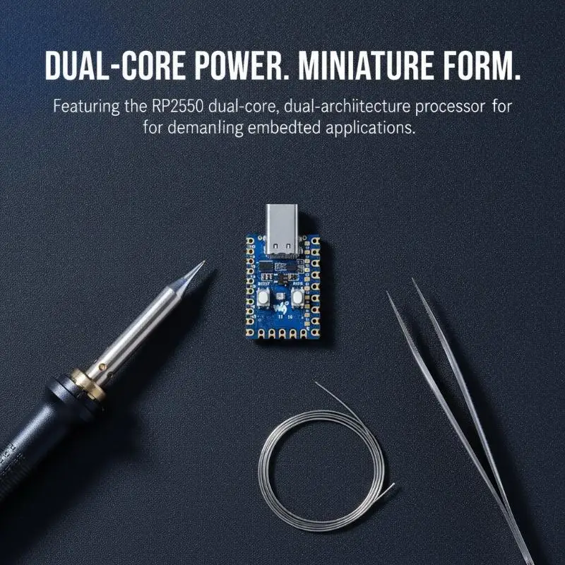RP2350 Zero CM Micro Development Board USB C Port IO Breakout Expansion For Hobbyist DIY Coding Practice