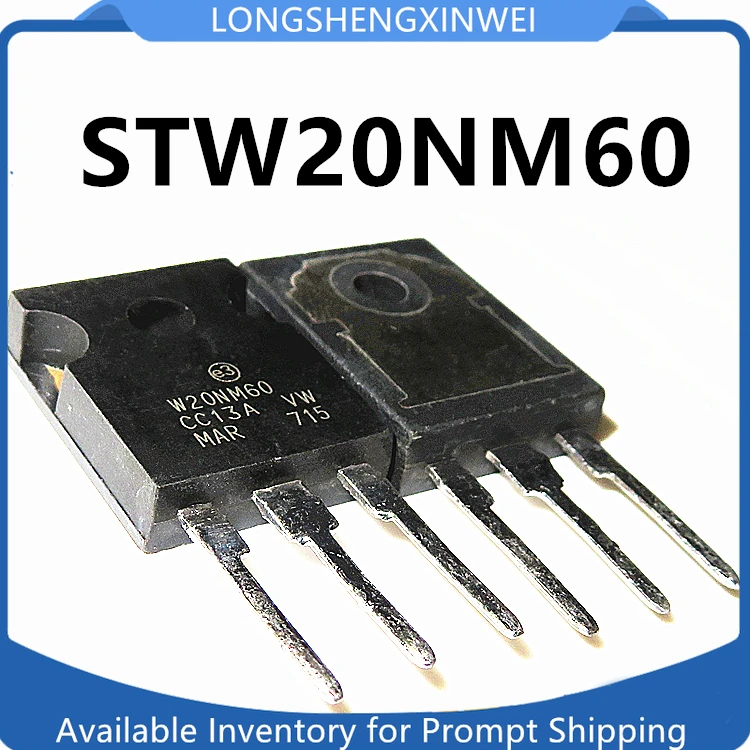 1PCS  W20NM60 STW20NM60 20N60 NEW 20A600V LCD FET