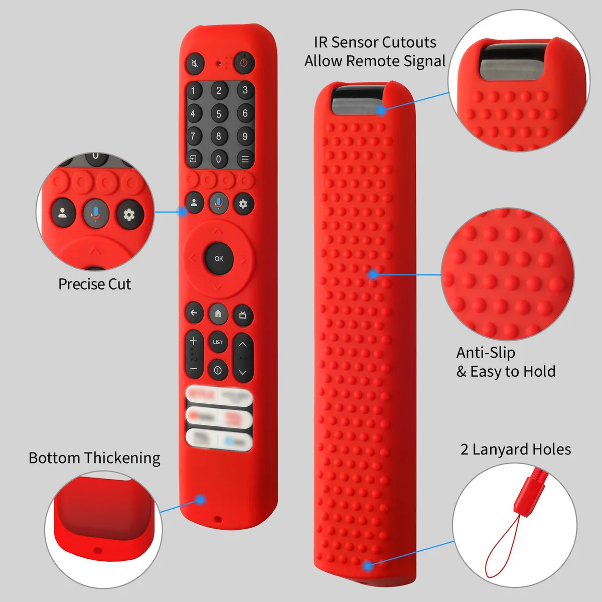 �tui de protection lumineux s�rie TCL RC 2025 : compatible avec RC716/RC833/Q6C et plus, avec lani�re