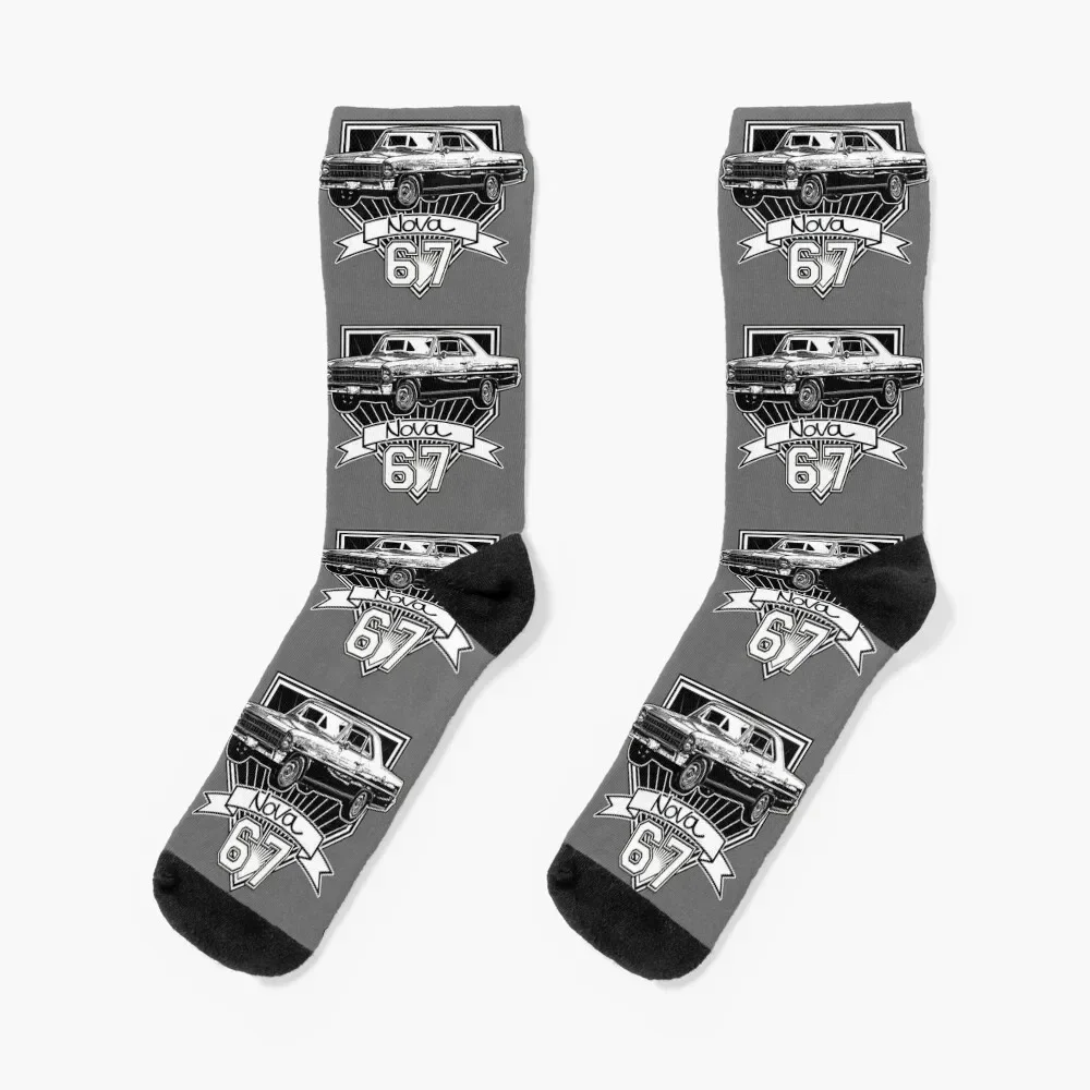 

1967 Nova Socks sport New year's men cotton high quality summer Socks For Men Women's