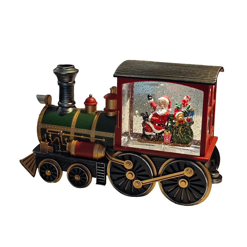 

Музыкальная шкатулка с поездом старика, музыкальная шкатулка Piaoxue, хрустальный шар, детская игрушка, подарок на день рождения