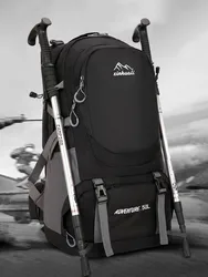 40L/50L/60L Waterproof Climbing Bag with Rain Cover Nylon Rucksack Outdoor Sport Backpack Camping Travel Trekking Bag Knapsack