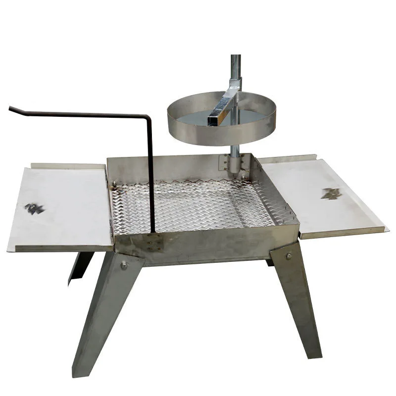Portable Stainless Steel Fire Rack Outdoor Foldable Camping Hiking Picnic