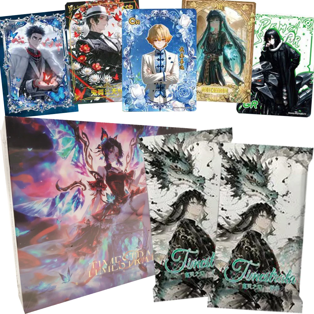 Demon Slayer Collection Cards Anime Kanroji Mitsuri Kochou Shinobu Beautiful and Romantic Wedding Dress Theme Cards Holiday Gift