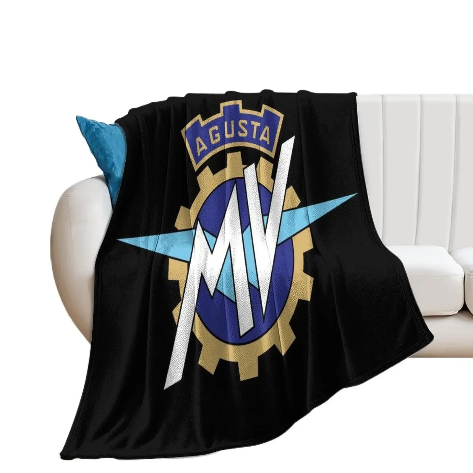 

MV Agusta logo Throw Blanket Multi-Purpose for sofa Blankets