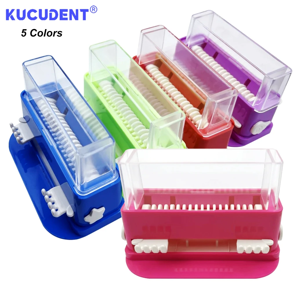 Dental Micro Applicator Dispenser Container Case Disposable Cotton Tip Brush Stick Storage Box Dentistry Micro Applicator Box