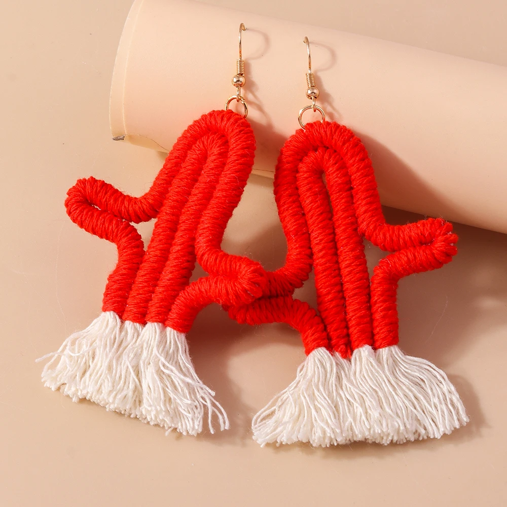 Modische handgefertigte Blumen-Ohrringe für Damen, Brincos Femme, hängende Ohrringe, Mädchen, Party, Festival, Schmuck, Geschenke – Detail 21