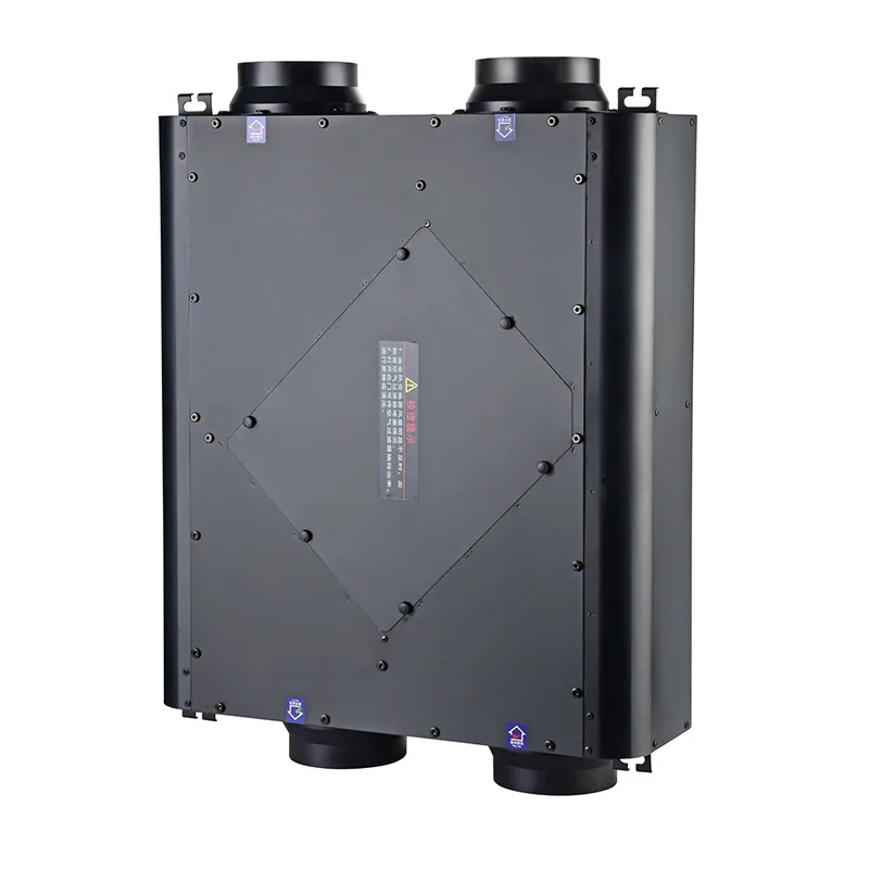 ERV Full Heat Exchanger Central Fresh Air System, PM2.5 Purification Heat Recovery Ventilator for Home & Commercial Use