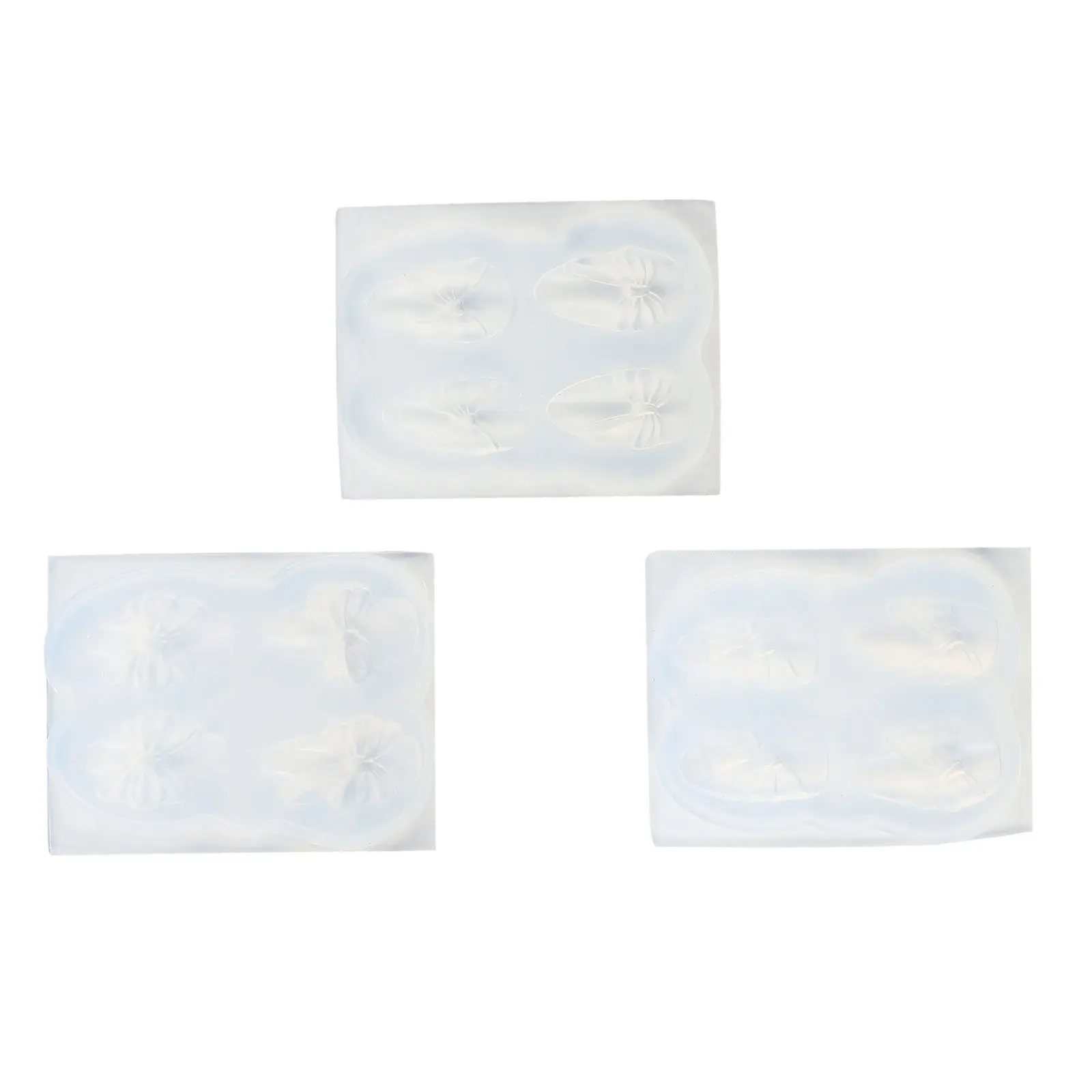 3Sets Nail Art Form Silikon Maniküre DIY Herstellung Werkzeug Langlebige wiederverwendbare Silikonformen für Nageldesigns Maniküre Herstellung Formen