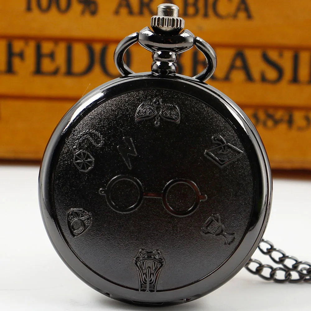 Quartz Pocket Watch Famous Movie Theme Design Vintage Pendant Clock  Nostalgic Portable Pockets Watch Gift Dropshipping